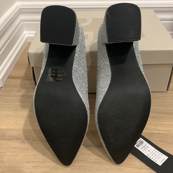BNWT VERO MODA GLITTER CHUNKY PUMP SIZE 5 - Picture 4 of 8